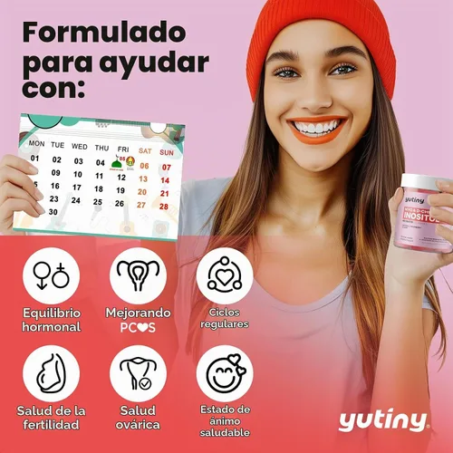 Vista 7 de Gomitas veganas con omega 3 de mio-inositol y D-Chiro Inositol para mujer