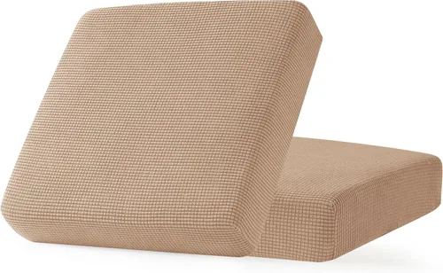 Vista 55 de CHUN YI - Funda elástica para cojín de sofá mediano, funda de asiento de sofá para mascotas, adecuada para sillón y sofá biplaza con tela lavable