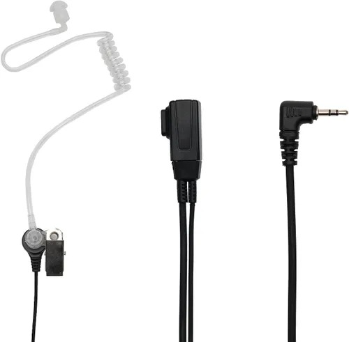 Vista 2 de Auricular de tubo acústico con micrófono PTT compatible con Uniden GMR 2 MOICO M880 T228 T328 T388 GMR5089-2CKHS GMR1636-2C Walkie Talkie Radio