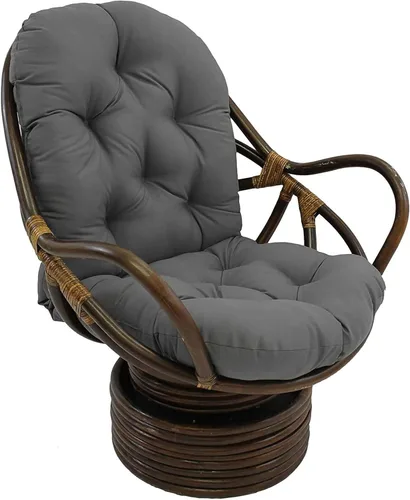 Vista 8 de Cojín giratorio para mecedora, lavable y resistente a los rayos UV, alfombrilla de cojín para silla mecedora reclinable, silla mecedora, cojín