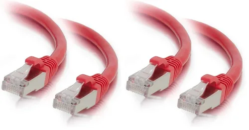 Vista 129 de C2G/Cables to Go 29002 Cables de Red Cat6 Sin Enganches Sin Blindaje (UTP), Paquete de 25, Azul (3 Pies, 0.91 Metros)
