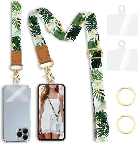 Vista 43 de Yonlevres Cordón para Teléfono con Correa de Muñeca Cruzada, Cordón para Teléfono Celular Be Kind para Alrededor del Cuello, Correa Ajustable