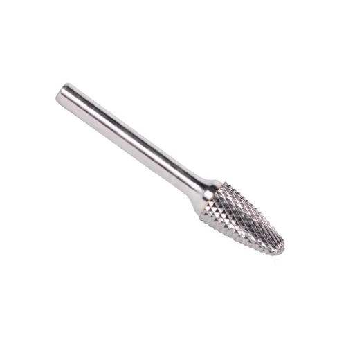 Vista 33 de Drill America SA-1 Rebaba de carburo/lima giratoria cilíndrica de doble corte para amoladora de troquel de 1/4" de diámetro x 5/8" de longitud