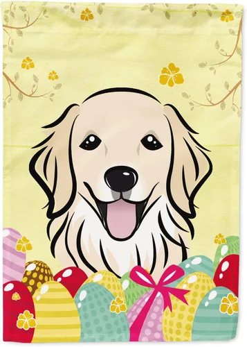 Vista 86 de Caroline's Treasures BB1920CHF - Bandera de caza de huevos de Pascua con diseño de bulldog francés, para casa, gran porche, para colgar en la pared
