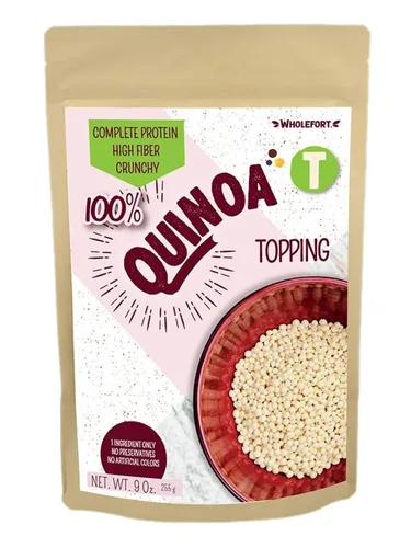 Vista 4 de Cereal de quinua dulce inflado - Solo 3 ingredientes: Quinua, Maca y Panela [11 oz] Vegano - Sin OGM - Sin gluten - Más energía - Más concentración