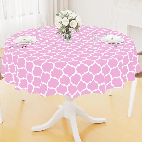 Vista 50 de Smiry - Mantel cuadrado de vinilo impermeable con respaldo de franela para mesas cuadradas, manteles de plástico lavables a prueba de derrames