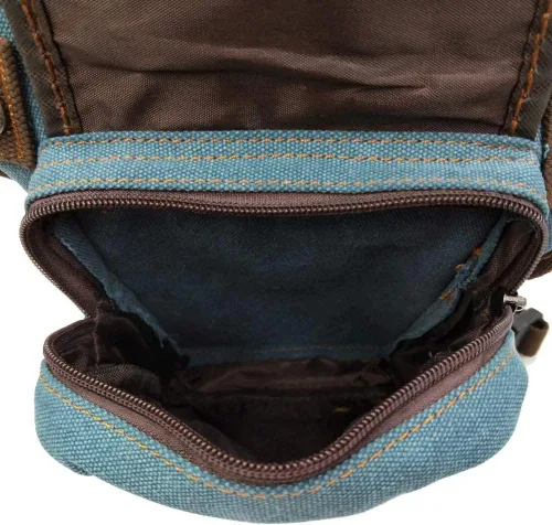 Vista 35 de Riñonera táctica al aire libre para hombres y mujeres, bolsa multifuncional para el muslo para motocicleta, bicicleta, senderismo, viajes, pesca