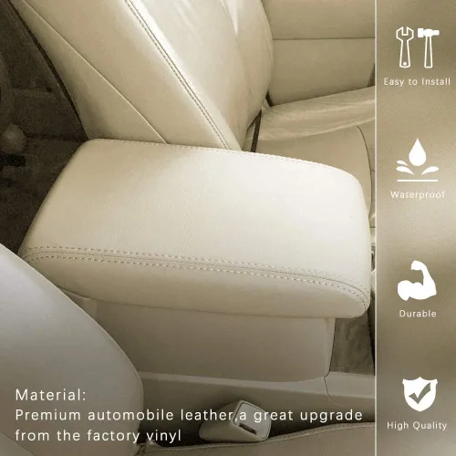 Vista 2 de A ABIGAIL Funda para reposabrazos de consola central compatible con Honda Pilot Auto 2009 2010 2011 2012 2013 2014 2015 Honda Pilot Auto Funda