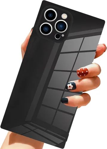 Vista 43 de LSL Funda para iPhone 14 Plus TPU Suave Negro con Protector Anticaídas Antiarañazos Absorción de Golpes Protectora Inalámbrica Delgada Compatible
