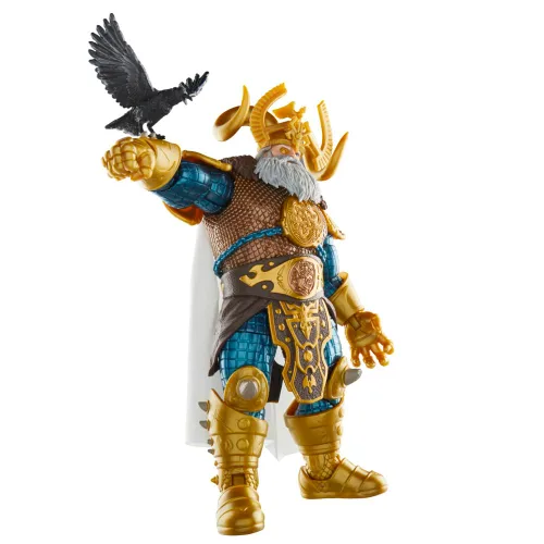 Vista 5 de Marvel Legends Series Odin, Figura de acción coleccionable de 6 pulgadas de aniversario número 85 Deluxe Comics