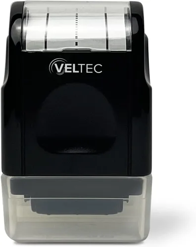 Vista 3 de Veltec Sello de rodillo de práctica de líneas de escritura a mano para niños, padres y profesores (negro)