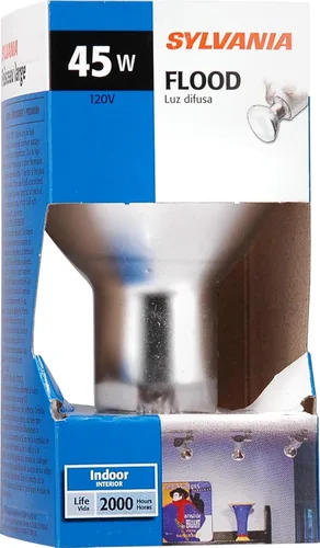 Vista 8 de Sylvania - Bombilla incandescente E26 Base de 45 W R20, 1 unidad Acabado reflector