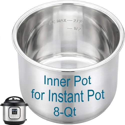 Vista 10 de Stainless Steel Inner Pot for Instant Pot 3-Qt, 304 Insert for Instant Pot