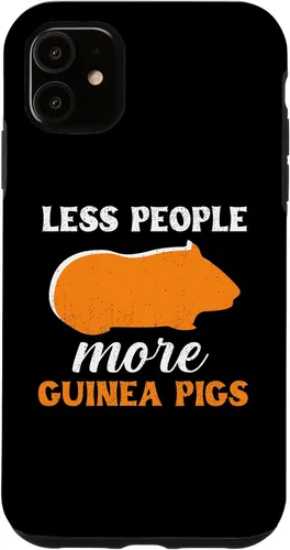 Vista 5 de iPhone 15 Less People More Guinea Pigs Case