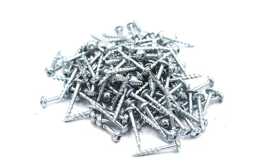 Vista 4 de FGen 200pcs Square Groove Head Wash Madera Tornillo Grueso Diente con Arandela Cabeza #81-1/4 pulgadas