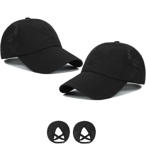 Vista 107 de Gorra de béisbol de ala corta, ajustable, de ala corta, para entrenamiento, pesca, atletismo, para correr