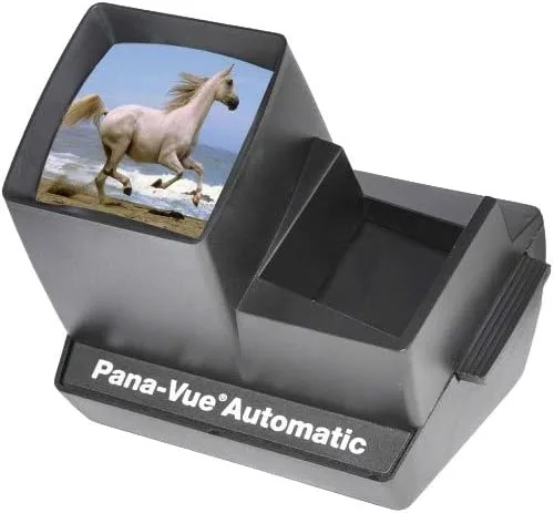 Vista 2 de Visor automático de diapositivas de 2 x 2 para 1.378 in con adaptador de CA + (3) paños de limpieza de microfibra