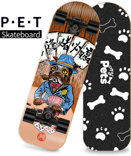 Vista 8 de Patineta completa para mascotas diseñada para perros y mascotas