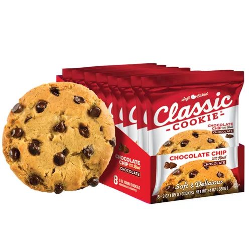 Vista 25 de Classic Cookie, Galletas horneadas suaves, galletas S'mores, 3 onzas, paquete de 8
