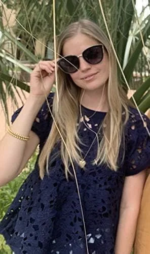 Vista 4 de Gafas de sol polarizadas con diseño de ojo de gato para mujer, protección UV