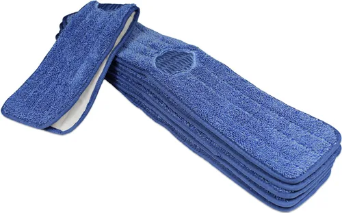 Vista 2 de CleanAide Almohadillas de microfibra Twist Yarn con limpiador integrado para limpieza de manchas, cabezales planos reutilizables para uso húmedo