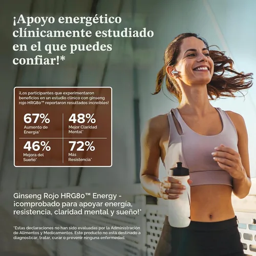 Vista 2 de Terry Naturally Ginseng rojo HRG80 - Soporte de energía y enfoque - 30