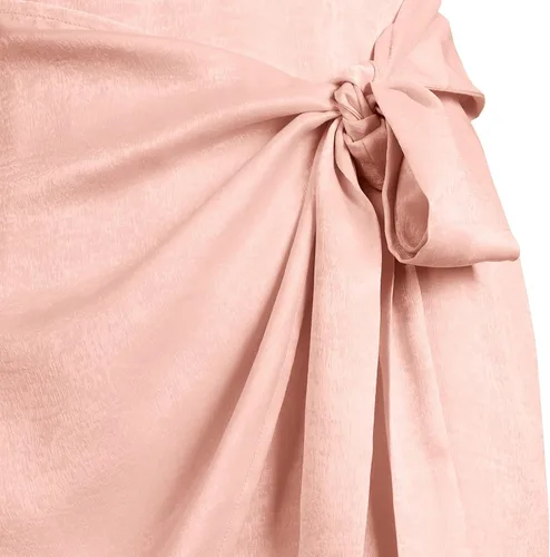 Vista 5 de ZAFUL Vestido corto de verano para mujer, con un hombro descubierto, sin mangas, entallado, fruncido, para fiesta, cóctel