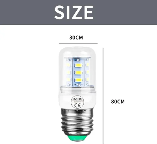 Vista 7 de Paquete de 2 bombillas LED D34L de repuesto para refrigerador de 3.5 W compatibles con congelador (110 V-240 V luz blanca) AP6278388 PS12364857