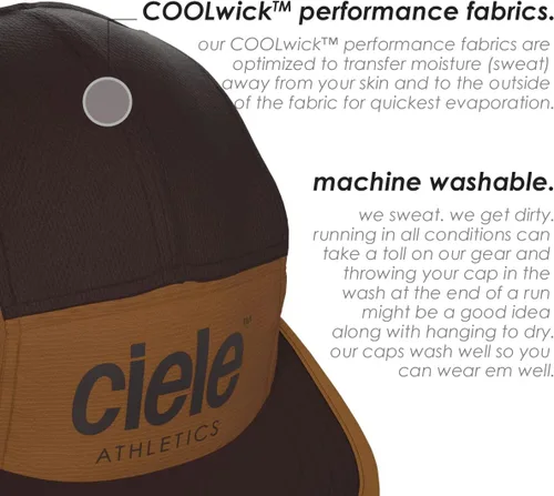 Vista 4 de Ciele Athletics GOCap - Sombrero que absorbe la humedad con protección solar, sombrero para correr