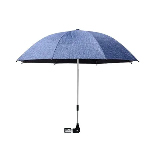 Vista 11 de Práctico y ligero, con clip, dirección ajustable, universal, cochecito de bebé paraguas, accesorio de paraguas para protección solar (negro)