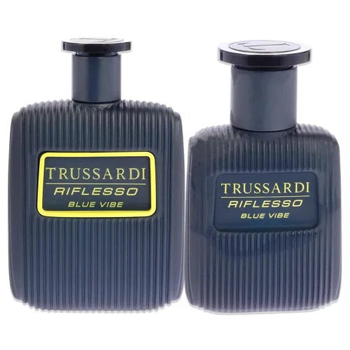 Vista 2 de Trussardi Riflesso Blue Vibe Men 3.4 oz EDT Spray, 1oz EDT Spray Set de regalo de 2 piezas