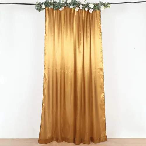 Vista 12 de Balsa Circle Cortina de satén beige de 8 x 10 pies, panel de fondo de fotografía de boda, fiesta, eventos, recepción, cabina de fotos, suministros