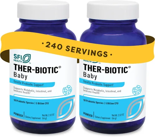 Vista 10 de Klaire Labs SFI Health Ther-Biotic Baby - Probiótico para niños, bebés y niños pequeños - Apoyo al microbioma y al intestino - Polvo probiótico