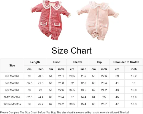 Vista 7 de Yierying Ropa de bebé para recién nacido, lindo mameluco de una pieza para bebé