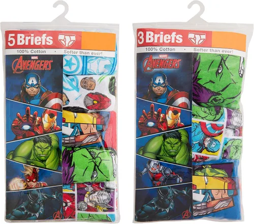 Vista 5 de Ropa interior de los Vengadores de Marvel para niños grandes., Marvel Avengers - Ropa interior para niños, 8