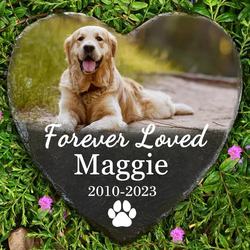 Vista 14 de Regalos conmemorativos personalizados para perros, piedras conmemorativas para mascotas, piedra conmemorativa para perros, regalos personalizados