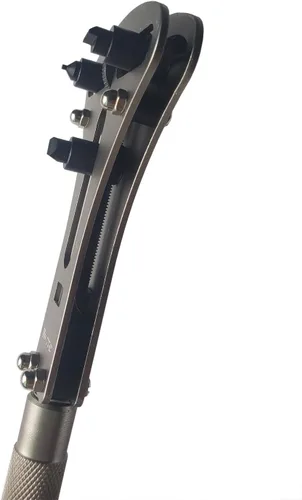 Vista 3 de OTOOLWORLD Herramienta de reparación de abridor de caja de tornillo para reloj, llave grande y 12 puntas (caja trasera de reloj de 2.165 in)
