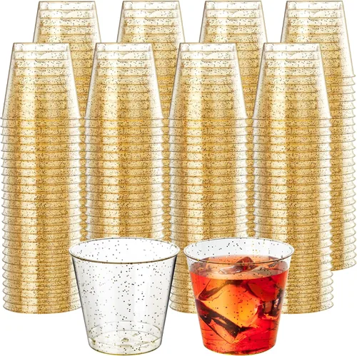 Vista 11 de Byvivace 1000 unidades de vasos de chupito de 1 oz de plástico duro transparente - Mini vasos de chupito para Tequila, Whisky, Vodka y Licor, Vaso