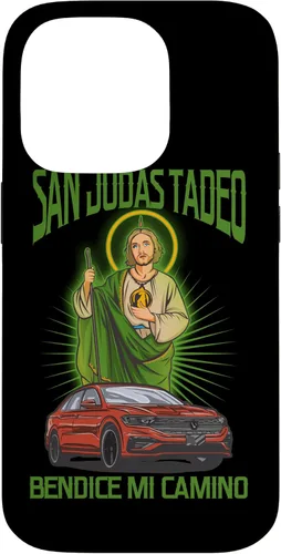 Vista 17 de Funda para iPhone 16 San Judas Tadeo Bendice Mi Camino