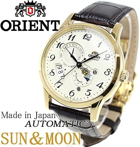 Vista 2 de Orient Reloj clásico automático para hombre RAAK0002S, PVD oro, Classic