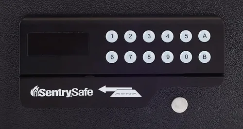 Vista 8 de Caja fuerte electrónica con lector de tarjetas, 060ESBLK