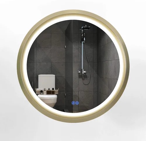 Vista 10 de Espejo LED de longitud completa de 19 x 59 pulgadas para baño con 3 modos de color, atenuador táctil, tocador iluminado de pie o montaje en pared