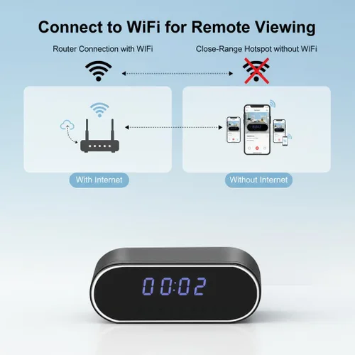 Vista 7 de Reloj de cámara 1080P Mini Cam, detección de movimiento, cámara inteligente para seguridad de mascotas, cámara WiFi, monitor para mascotas, sin audio
