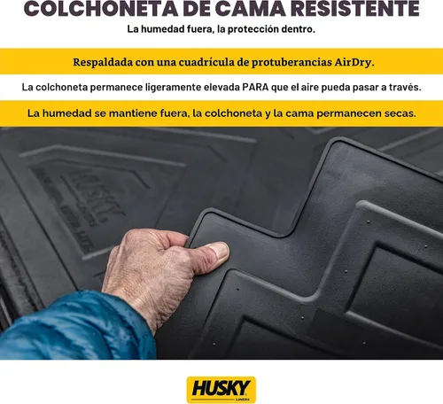 Vista 3 de Husky Liners Forro para Cama Personalizado Se ajusta a Chevrolet Silverado 2014-2018 y GMC Sierra 1500 2014-2018 (176 cm, 1.75 m de cama) 1