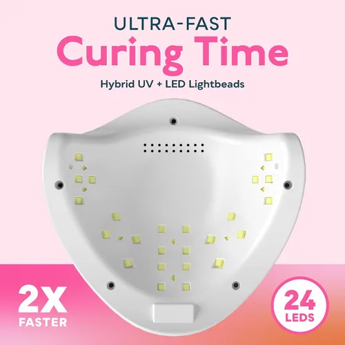 Vista 3 de Sunuv 36 W LED UV lámpara secadora de uñas para uñas de gel, Manicura/Pedicura con 10s/30s/60s/99S temporizador y bandeja inferior y pantalla LCD