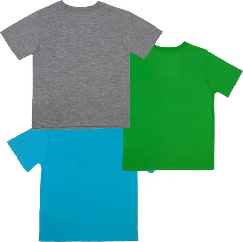 Vista 8 de Minecraft Creeper - Juego de 4 camisetas para niños, 4