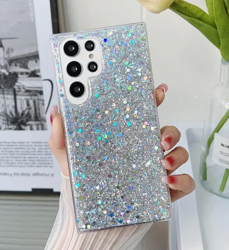 Vista 12 de Funda para Samsung Galaxy A13 5G a la moda para mujeres y niñas, diseño con purpurina brillante, delgada, bonita, brillante, elegante, suave