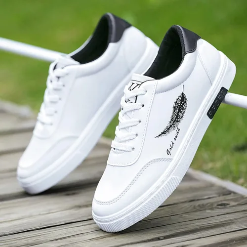 Vista 4 de Zapatos de hombre Zapatos casuales para correr con cordones Zapatos de correr de moda Zapatos de trabajo Zapatos de tenis Zapatos de baloncesto