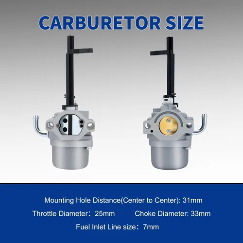 Vista 5 de 591378 Carburador Compatible con Troy Bilt Coleman Powermate 5500 5000 6000 5550 6250 6500 Piezas de generador 697978 796321 696132 696133 796322