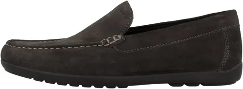 Vista 22 de Geox Mocasín de conducción Monet19 para hombre Cuero negro